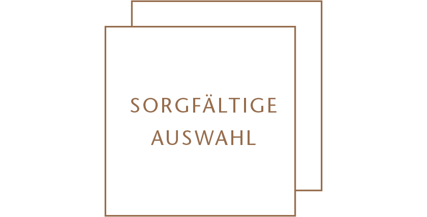 Grafik Sorgfältige Auswahl