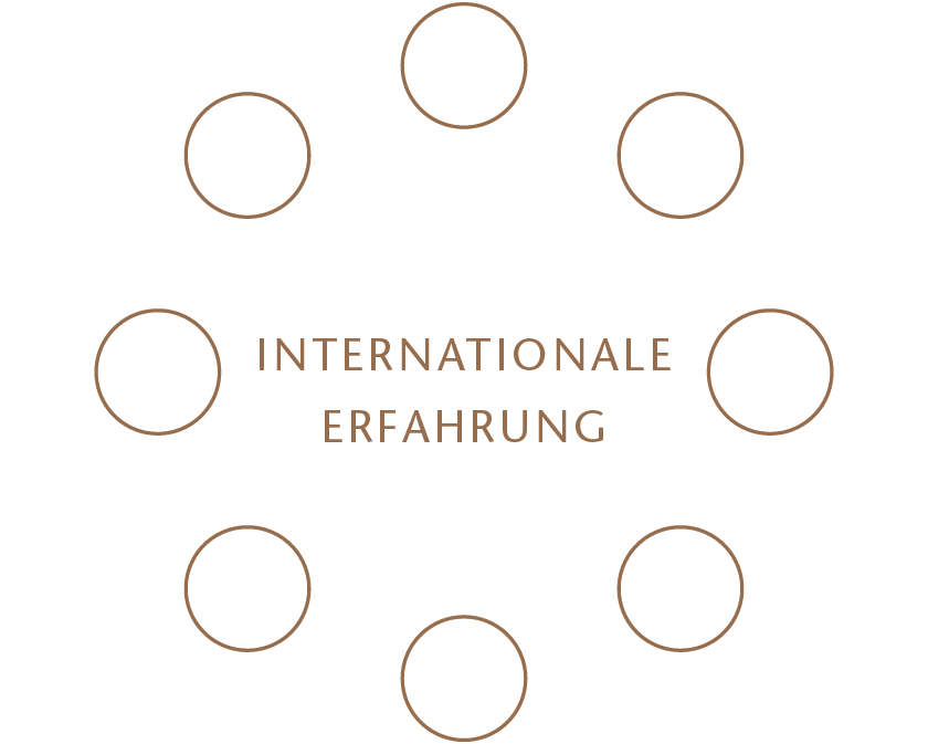 Grafik Internationale Erfahrung